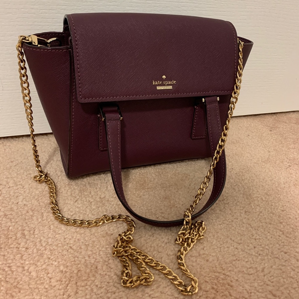 Kate Spade Crossbody Bag with Gold Chain